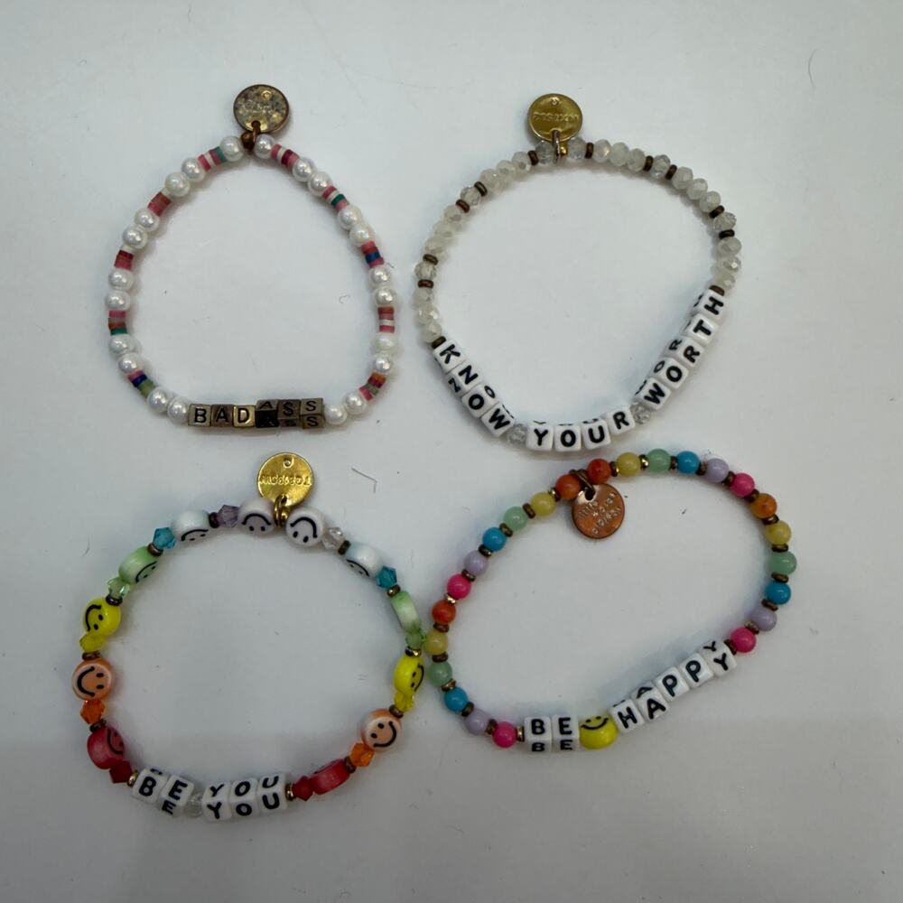 Bundle (4) Little Words Project Bracelets